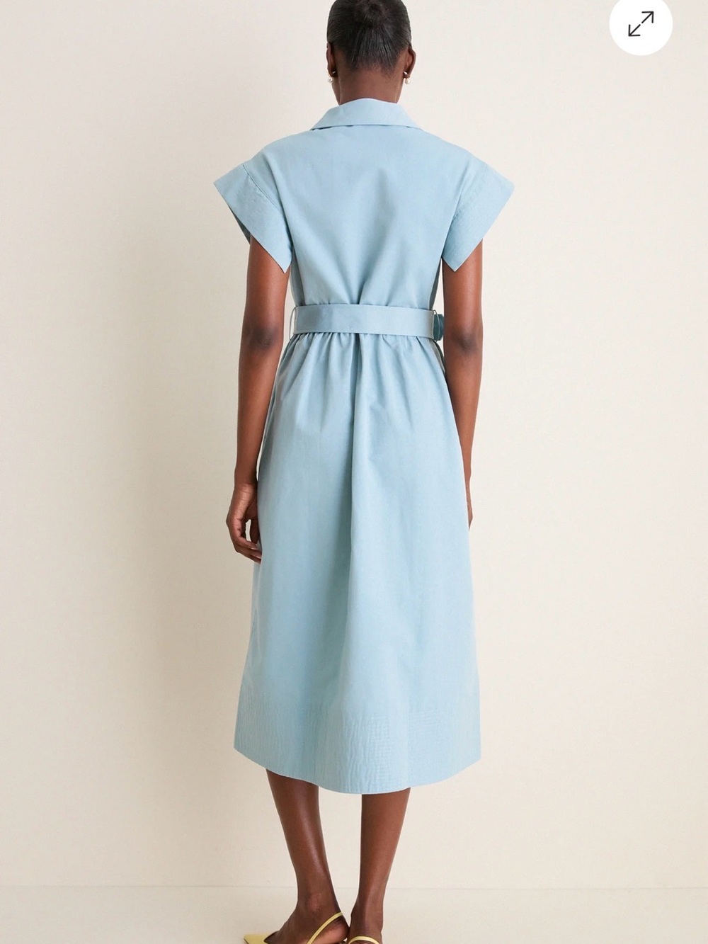 NWT!! Tuckernuck Slate Blue Chloe Midi Dress - Picture 2 of 2